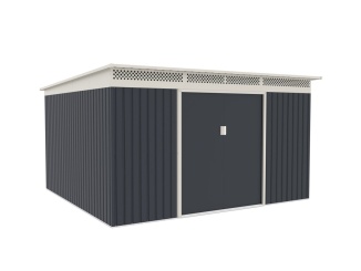 Kerti házak – G21 Zahradní domek GRAH 1132 - 340 x 333 cm, antracitový
