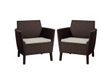 Keter Zahradní set  Salemo DUO - 74 x 67 x 76 cm - hnědá / béžová - 2ks