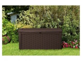 Keter Zahradní úložný box Keter Borneo 416 L - 129,5 x 70 x 62,5 cm - hnědý