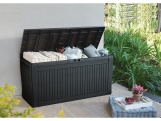 Keter Zahradní úložný box Keter Comfy 270 L - 117,5 x 45 x 57,5 cm - grafit