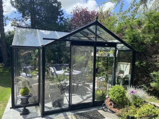 Klasické hliníkové skleníky – ACD Hélène 3,77 x 4,45 m