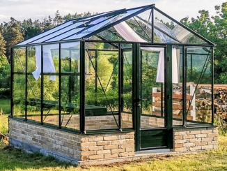 Klasické hliníkové skleníky – Euro-Serre Maxi On-wall 7,5 m x 2,4 m