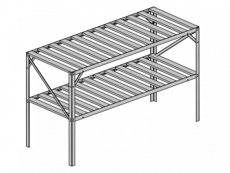 Konštrukčné prvky – Scobax Regál GBB22