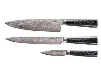 Konyhakések – G21 Sada nožů Damascus Premium, Box, 3 ks
