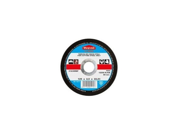 Kotouč řezný korund./ocel 115x1x22 Klimas Wkręt-met KOTOUČ ŘEZNÝ KORUND./OCEL