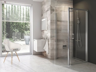 Koupelna a WC – Ravak BLPSZ 90, lesk+transparent