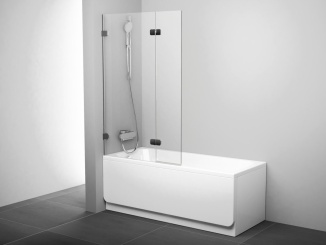 Koupelna a WC – Ravak BVS2 100 P, chróm+transparent
