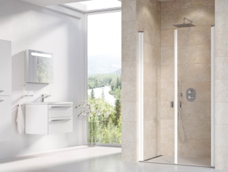 Koupelna a WC – Ravak CSDL2 110, biela matná+transparent