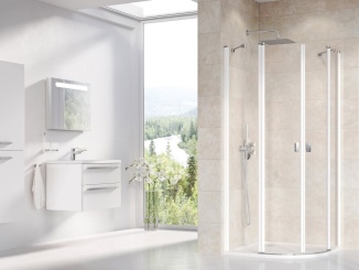 Koupelna a WC – Ravak CSKK4 90x90, lesk+transparent