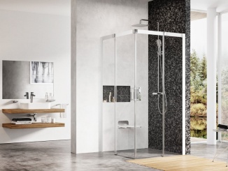 Koupelna a WC – Ravak MSRV4 90x90, satin+transparent