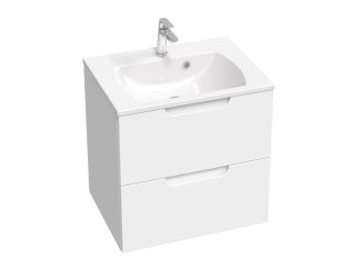 Koupelna a WC – Ravak SD Classic II 80 skříňka pod umyvadlo bílá/bílá