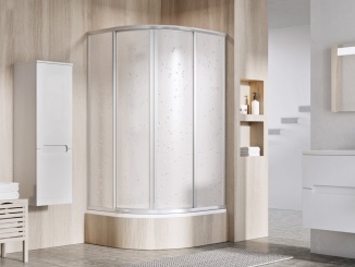 Koupelna a WC – Ravak SKCP4 90x90, Sabina satin+pearl