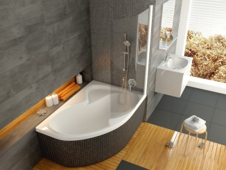 Koupelna a WC – Ravak Vana Rosa II 150x105 P