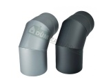 Kovokraus Koleno kouřové 130mm / 90° silnostěnné 1,5mm