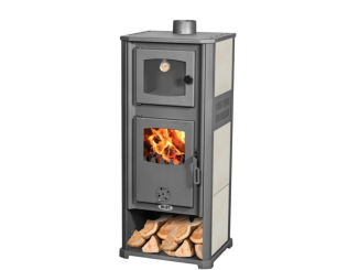 Krbové kachle – Krbová kamna Blist ROMA S 13 kW béžová