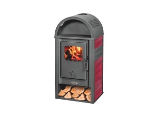 Krbové kachle – VIENNA 8 kW červená