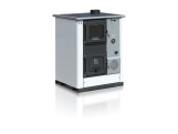 Kuchyňská kamna / kotel s výměníkem TEMY PRO 30 kW - pravá, bílá