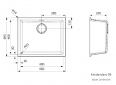 Kuchyňské dřezy Amsterdam 560