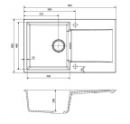 Kuchyňské dřezy Amsterdam 860.0
