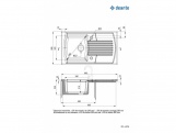 Kuchyňské dřezy Deante Lusitano 860.0