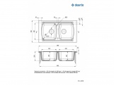 Kuchyňské dřezy Deante Lusitano 860.2