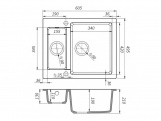 Kuchyňské dřezy Granisil Fabero 605.2