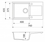 Kuchyňské dřezy Mini Amsterdam 760.0