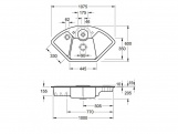 Kuchyňské dřezy Villeroy & Boch Solo Corner 1075.20R