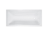 Lansanit Obdélníková vana LUX 160x70 mm, bílá, včetně nožiček,  LANLUX160X70