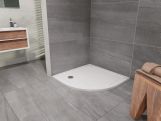 Lansanit Sprchová vanička EX 900 x 900 mm, bílá, sifon vlevo,  LANEX90KL