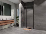 Lansanit Sprchové dveře Tadao 1100 mm, sklo čiré, profil černý,  PD3-11-B