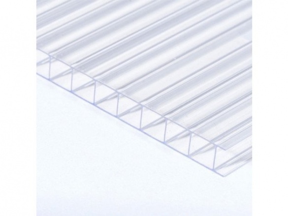 Lexan Polykarbonátová komůrková deska 10 MM ČIRÁ, 2 stěny