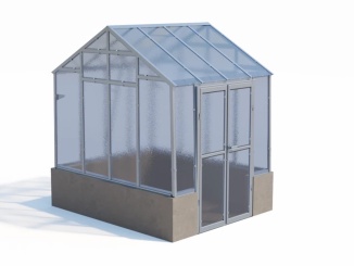 Limes üvegházak – Verso J2 2,5 x 2,1 m sklo 4 mm