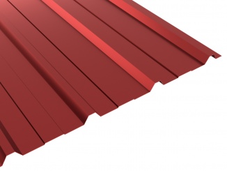 Maloformát – T12 Trapézový plech 2500 x 910 mm červená