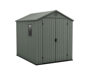 Műanyag – Keter Zahradní domek Darwin 6 x 8 zelený, s podlahou