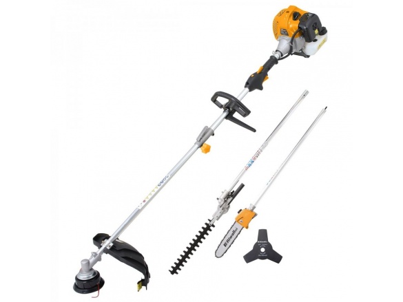 Multifunkční křovinořez s benzinovým motorem 4 v 1 Riwall PRO RPMT 520