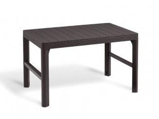 Nábytek – Keter Zahradní stůl Keter Lyon - 116 x 71 x 40 – 65 cm - hnědý