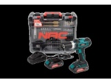 NAC Aku vrtačka  CDB2-40-S-LI-20V 2x2Ah + příslušenství 126 dílů