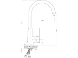 Novaservis Dřezová baterie Titania Smart, chrom, stojánková,  98713,0