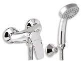 Novaservis Sprchová baterie Metalia 57 100 mm, chrom, nástěnná, s příslušenstvím,  57065,0