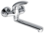 Novaservis Umyvadlová baterie Metalia 55 100 mm, chrom, nástěnná,  55077,0