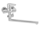 Novaservis Umyvadlová paneláková baterie Titania Fresh 100 mm chrom, bez příslušenství,  96673/1,0