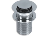 Novaservis Umyvadlová výpusť Luxus 5/4", chrom, click-clack, malá zátka,  38,0