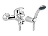 Novaservis Vanová baterie Metalia 55 150 mm, chrom, nástěnná, s příslušenstvím,  55020,0