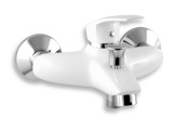 Novaservis Vanová baterie Metalia 57 150 mm, bílá-chrom, nástěnná, bez příslušenství,  57020/1,1