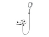 Novaservis Vanová baterie Metalia Eco+ 150 mm, chrom, nástěnná, s příslušenstvím,  57020,0E