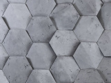 Obklad Steinblau Hexagon 3D