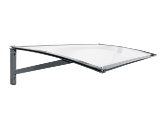 Oblé striešky – Bresica 105 x 40 cm antracit/číra
