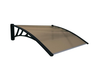 Oblé striešky – Savespot Antirain 120 x 80 cm čierna / bronz