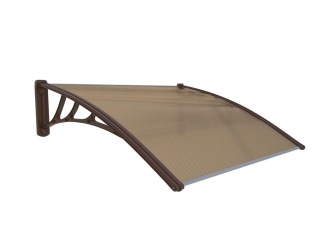 Oblé striešky – Savespot Antirain 120 x 80 cm hnedá / bronz